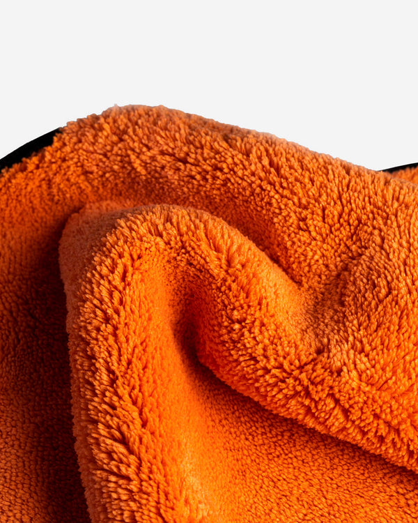 Adam's Plush Orange Microfiber Towel