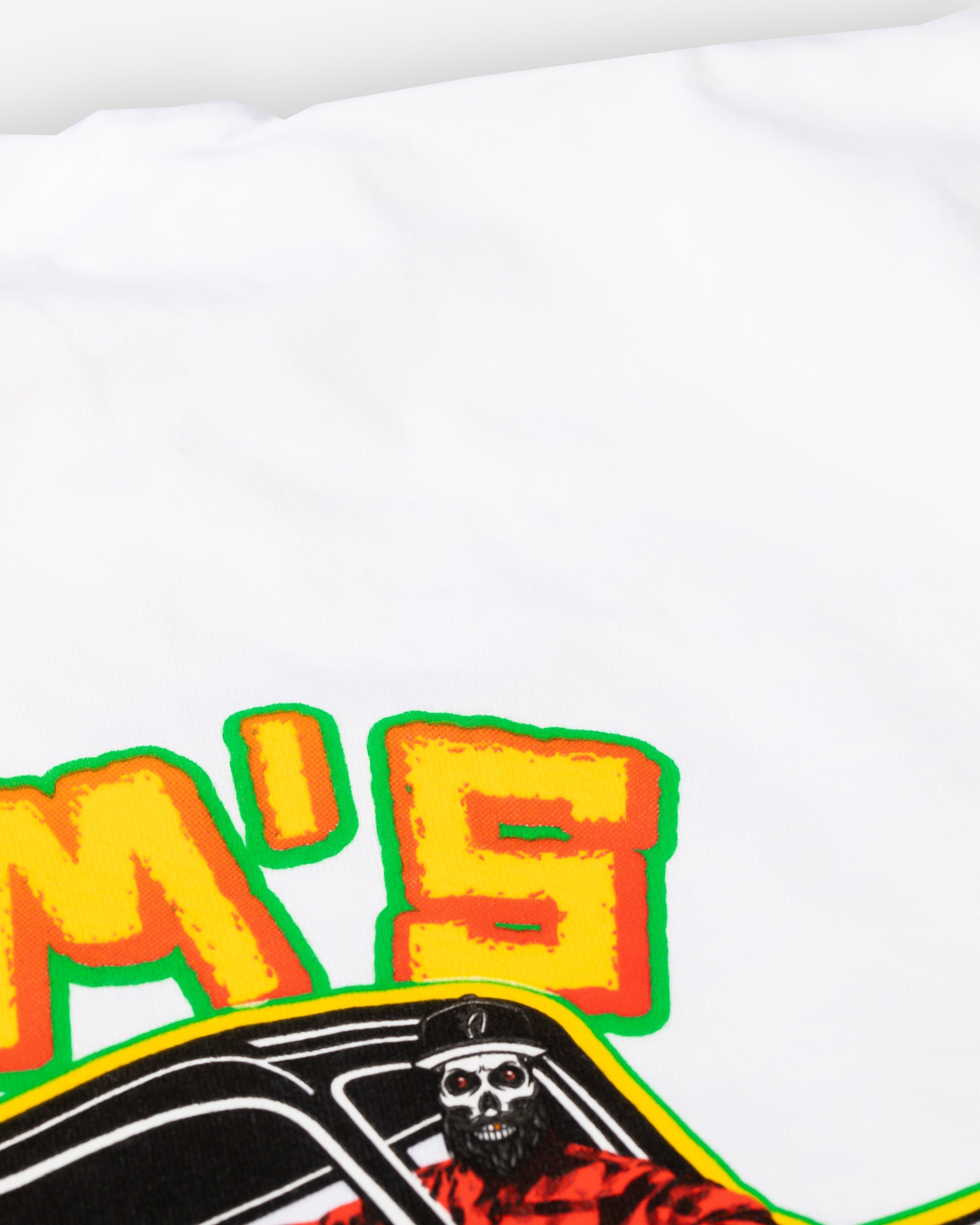 Adam's Skeleton White Long-Sleeve T-Shirt