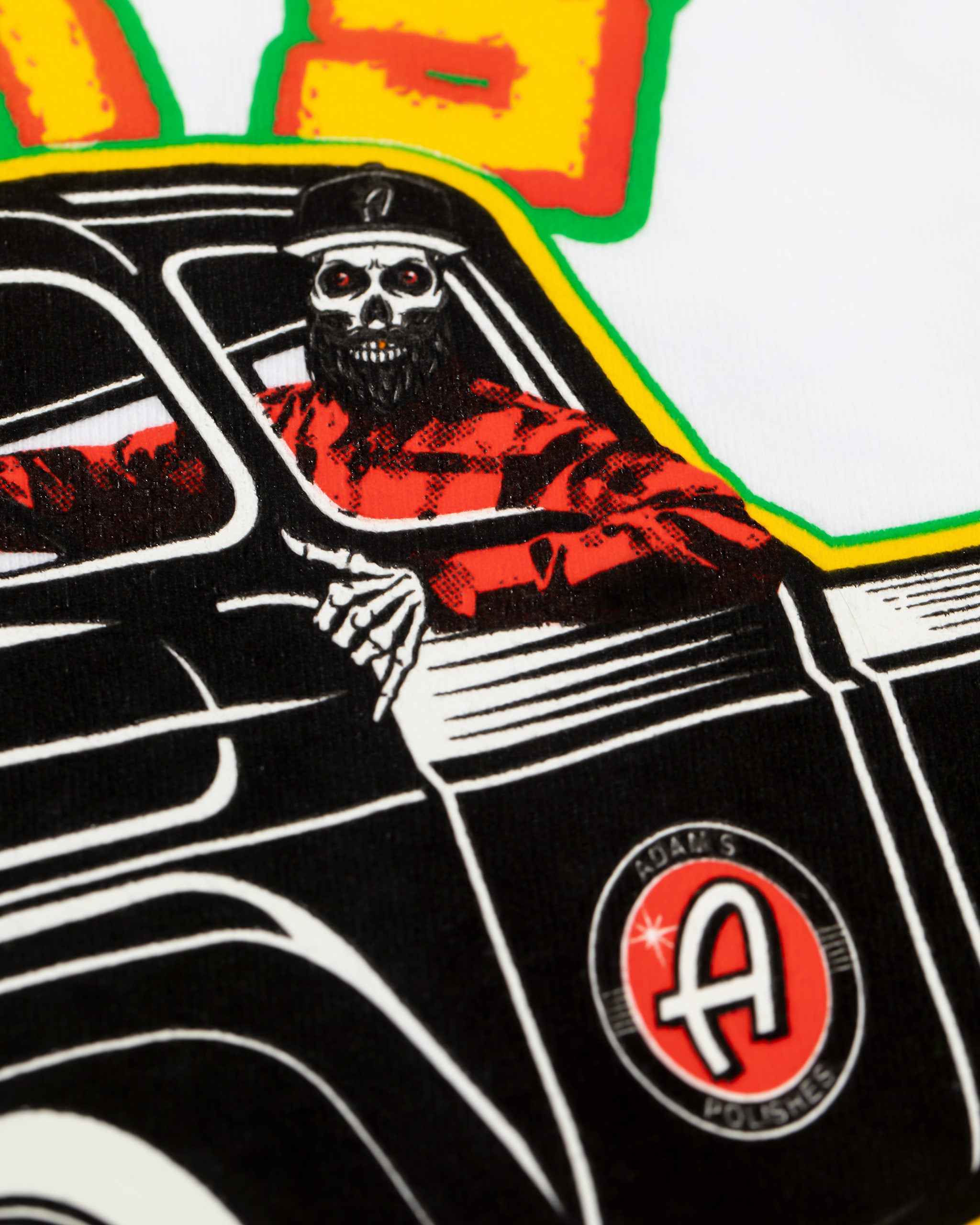Adam's Skeleton White Long-Sleeve T-Shirt