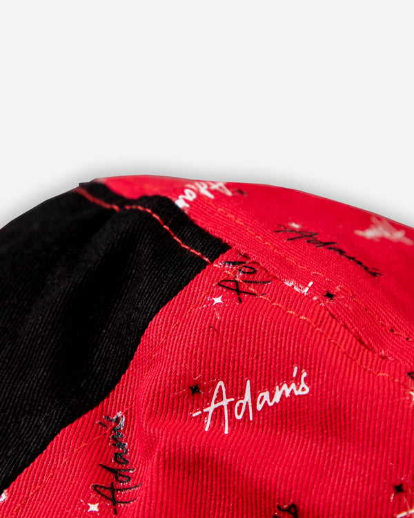 Adam's Red Repeat Bucket Hat