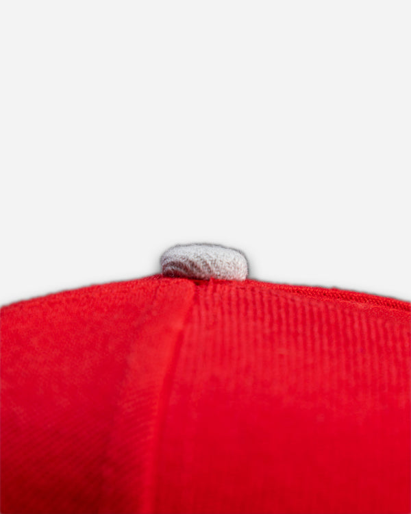 Adam's Red Snapback - Red Patch