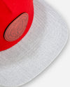 Adam's Red Snapback - Red Patch