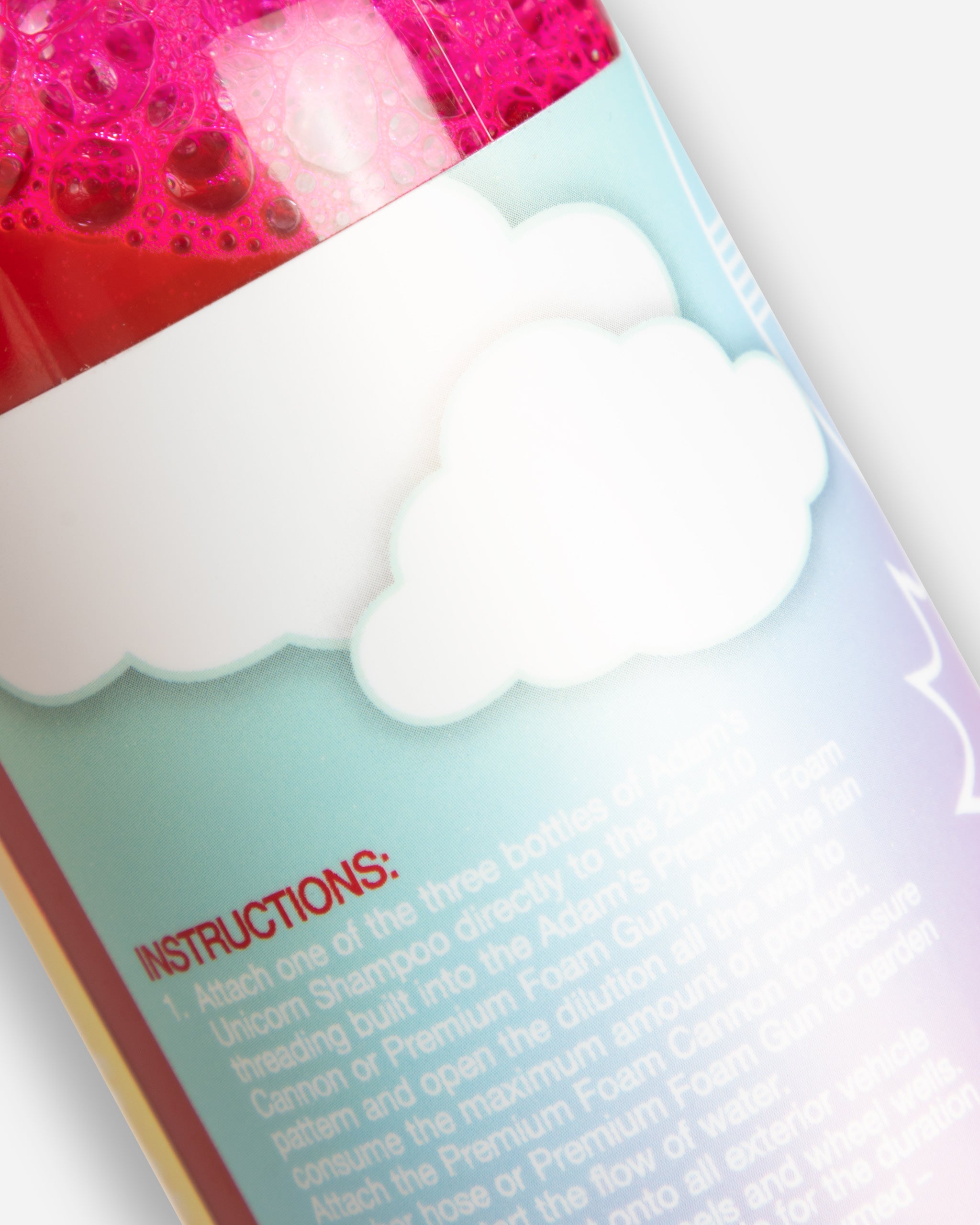 Adam's Red Unicorn Shampoo
