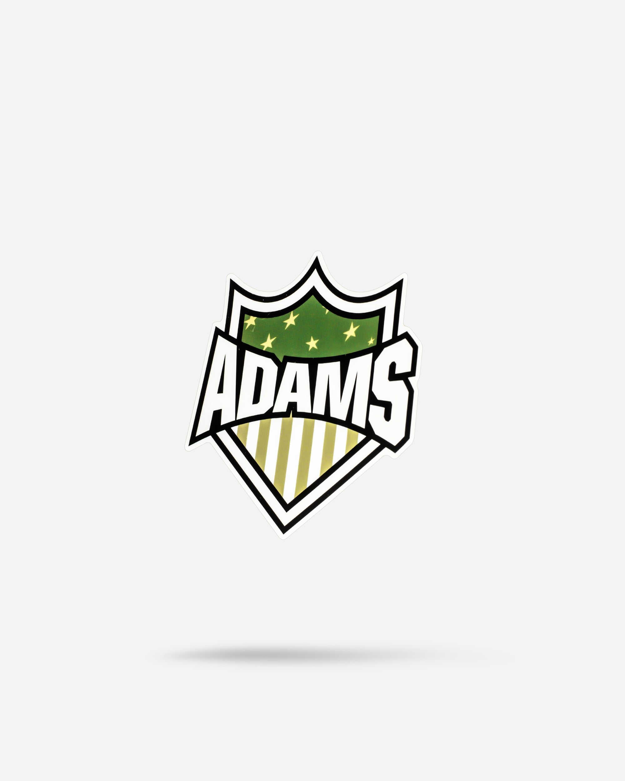 Adam's Green Badge Sticker