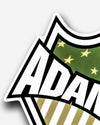 Adam's Green Badge Sticker