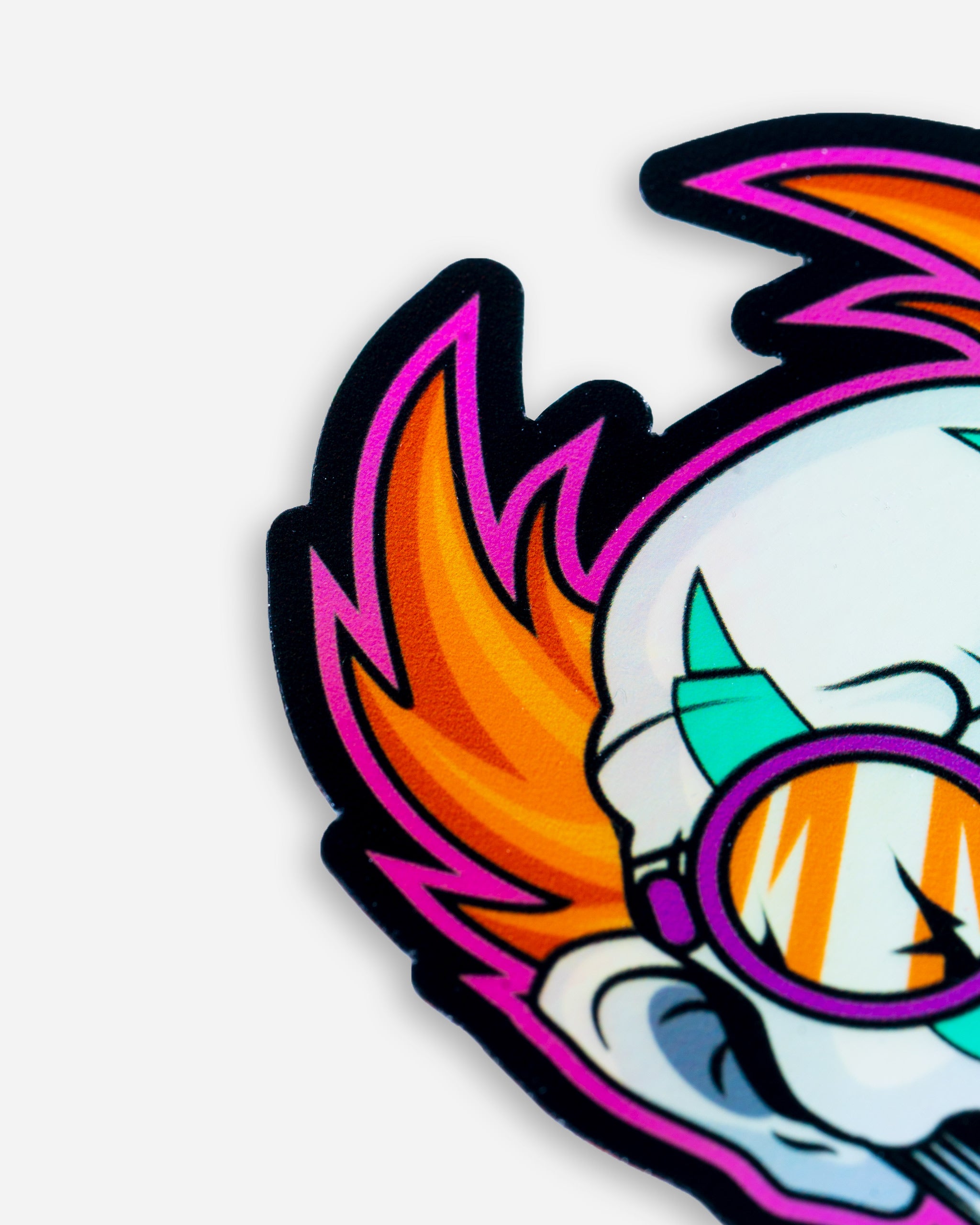 Adam's Clown Holographic Sticker