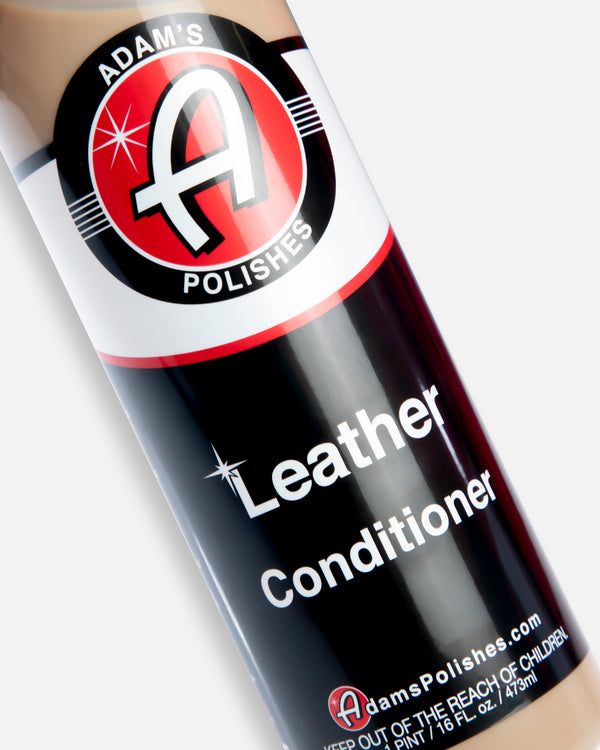 Adam's Leather & Interior Conditioner 16oz - Conditions Leather, Vinyl