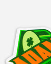 Adam's St. Patrick's Day Coin Sticker