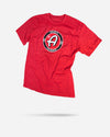 Adam's Red Shirt with Logo