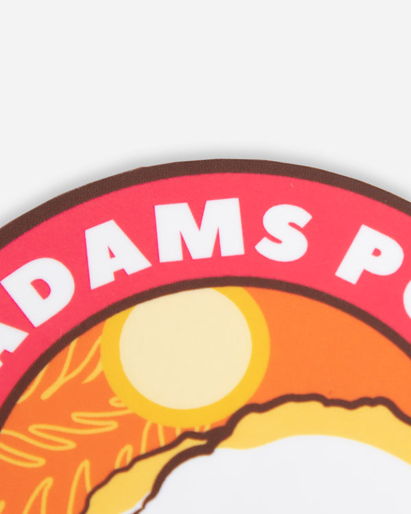 Adam's Summer Circle Sticker
