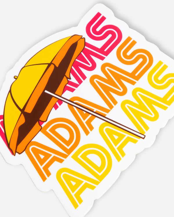 Adam's Summer Umbrella Sticker