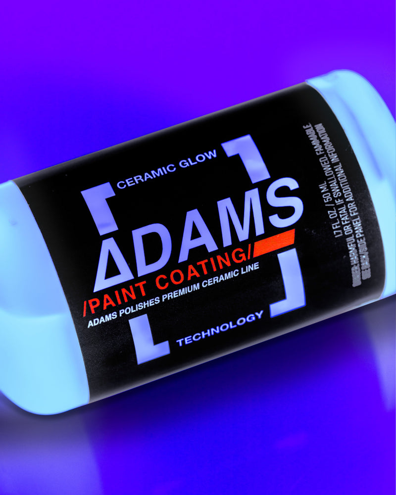 Adams Graphene Ceramic Coating Kit - 10H Coating with 9+ Year Protection &  UV Glow for Car Detailing