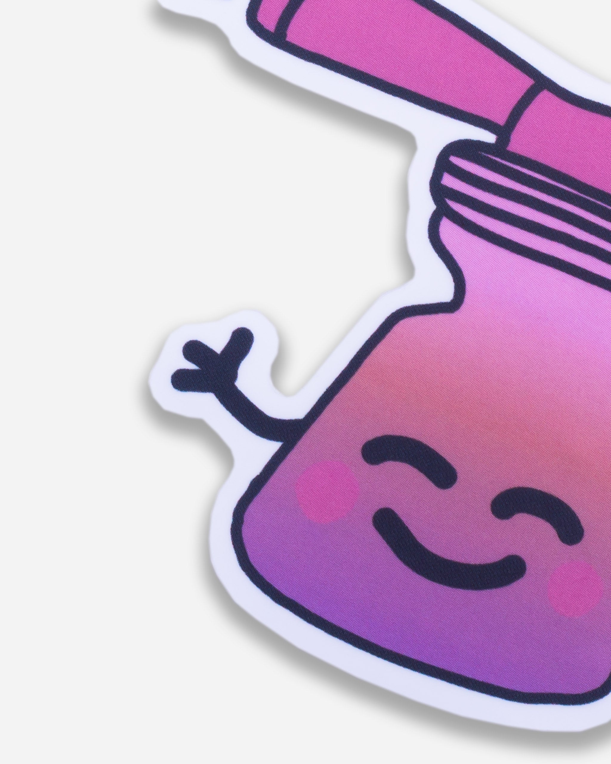 Adam's Valentine's Foam Gun Sticker