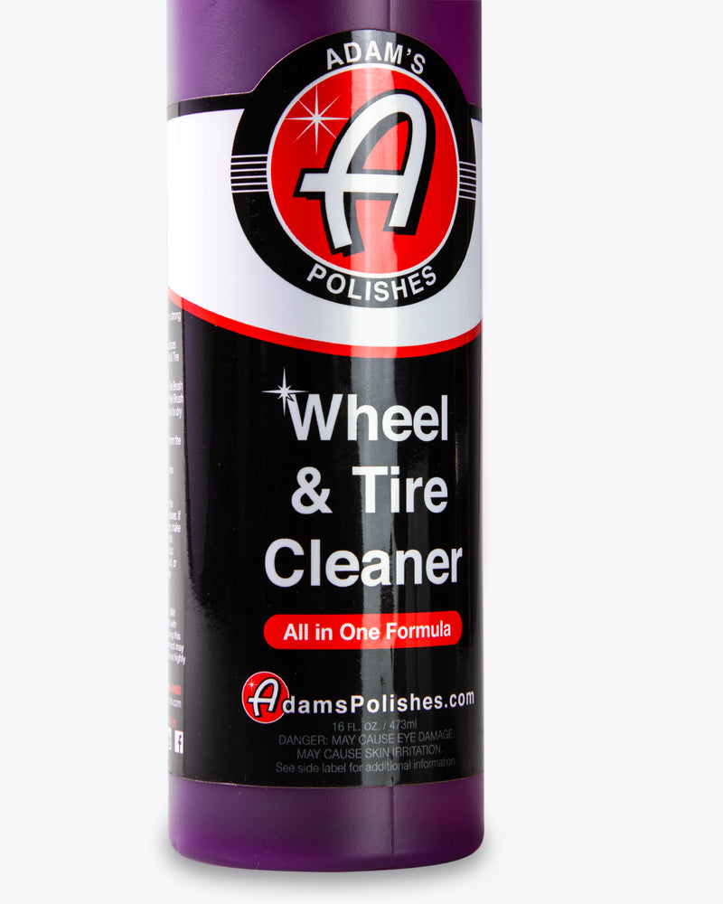 Adam's Polishes Tire & Rubber Cleaner (16 oz) - Removes Discoloration from Tires Quickly - Works Great on Tires, Rubber & Plastic Trim, and Rubber