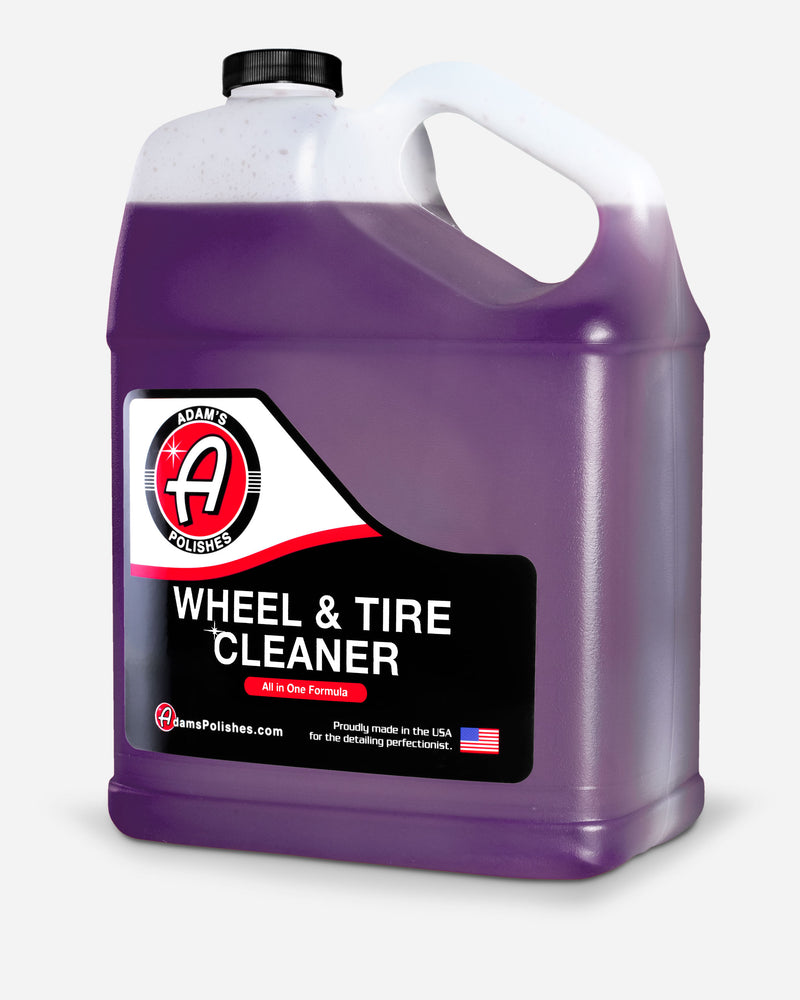 Adam's Polishes Wheel & Tire Cleaner 16oz - Professional All in One Tire & Wheel Cleaner Use w/Wheel Brush & Tire Brush | Car Wash Wheel Cleaning