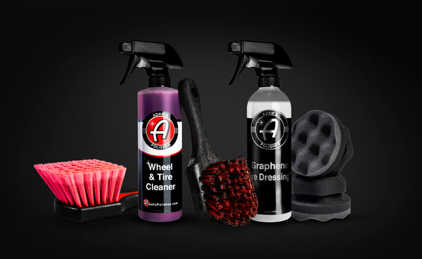 $4/mo - Finance Adam's Polishes Graphene Tire Dressing - Deep Black Finish  W/Graphene Non Greasy Car Detailing, Use W/Tire Applicator After Tire  Cleaner & Wheel Cleaner