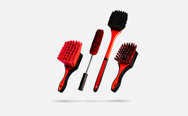 Adam's Polishes Tire Brush Premium Tire Brush for Car Detailing & Rubber Tire Car Cleaning| Use w/Tire Cleaner or All Purpose Cleaner & Before Tire