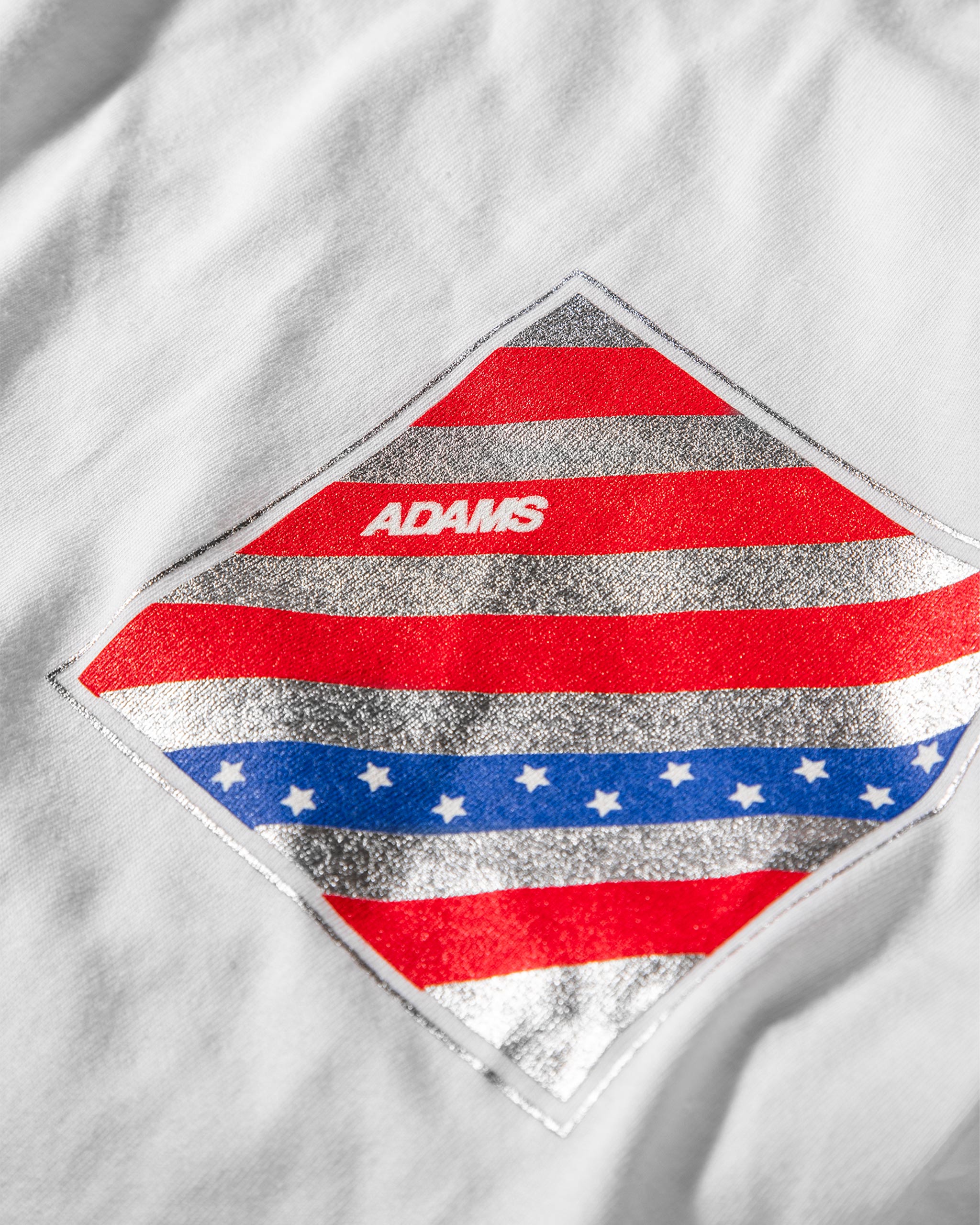 Adam's White USA Logo Shirt