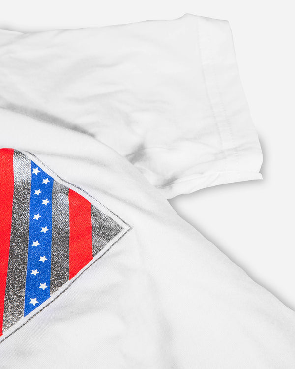 Adam's White USA Logo Shirt