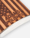 Adam's X Woodchuck American Flag Flask