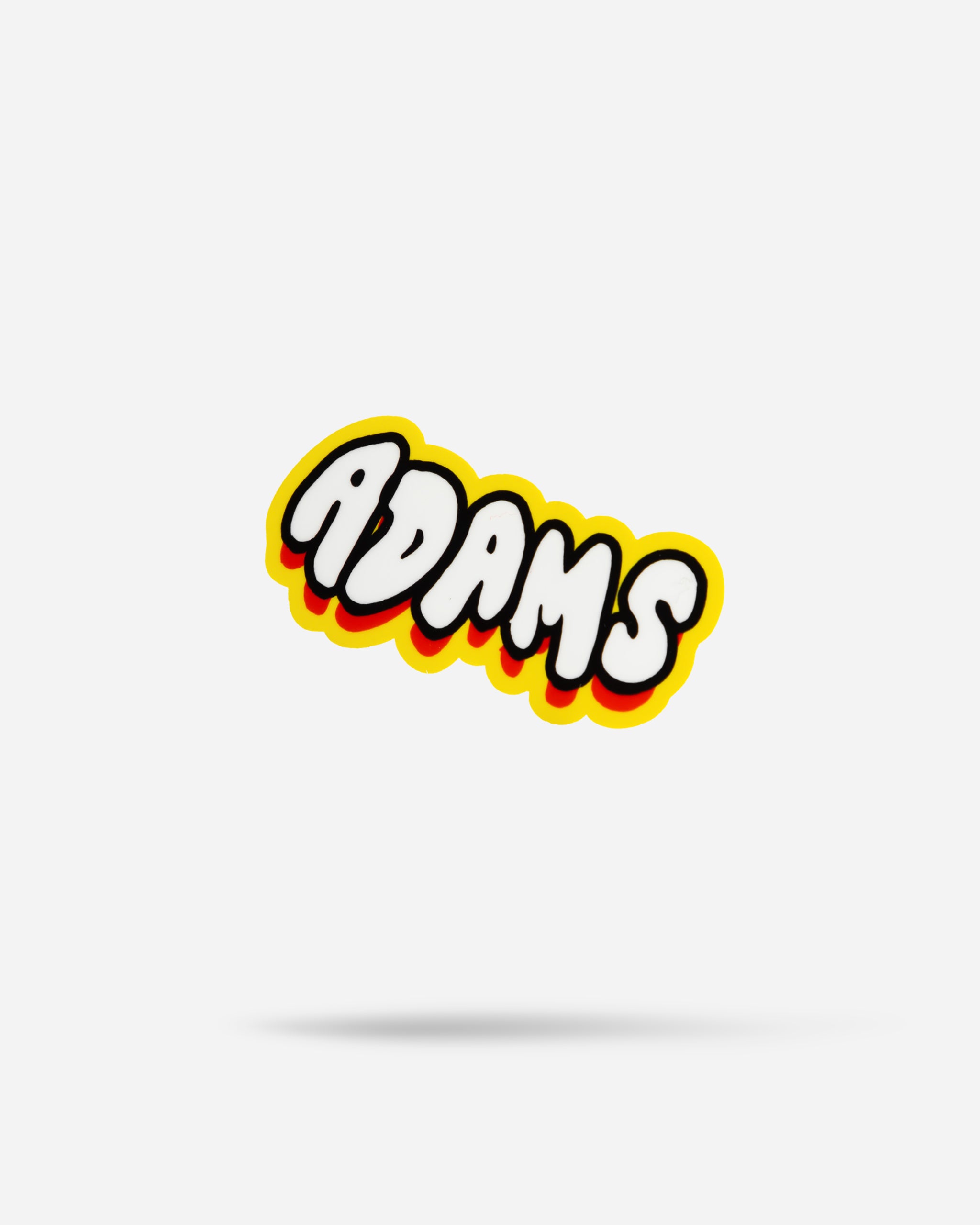Adams Key Sticker Adam's Yellow Pop Art Sticker